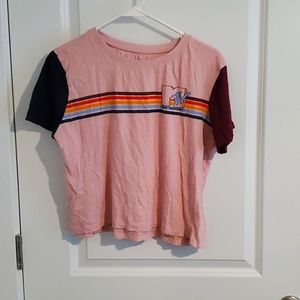 Ladies MTV retro-style T-shirt.